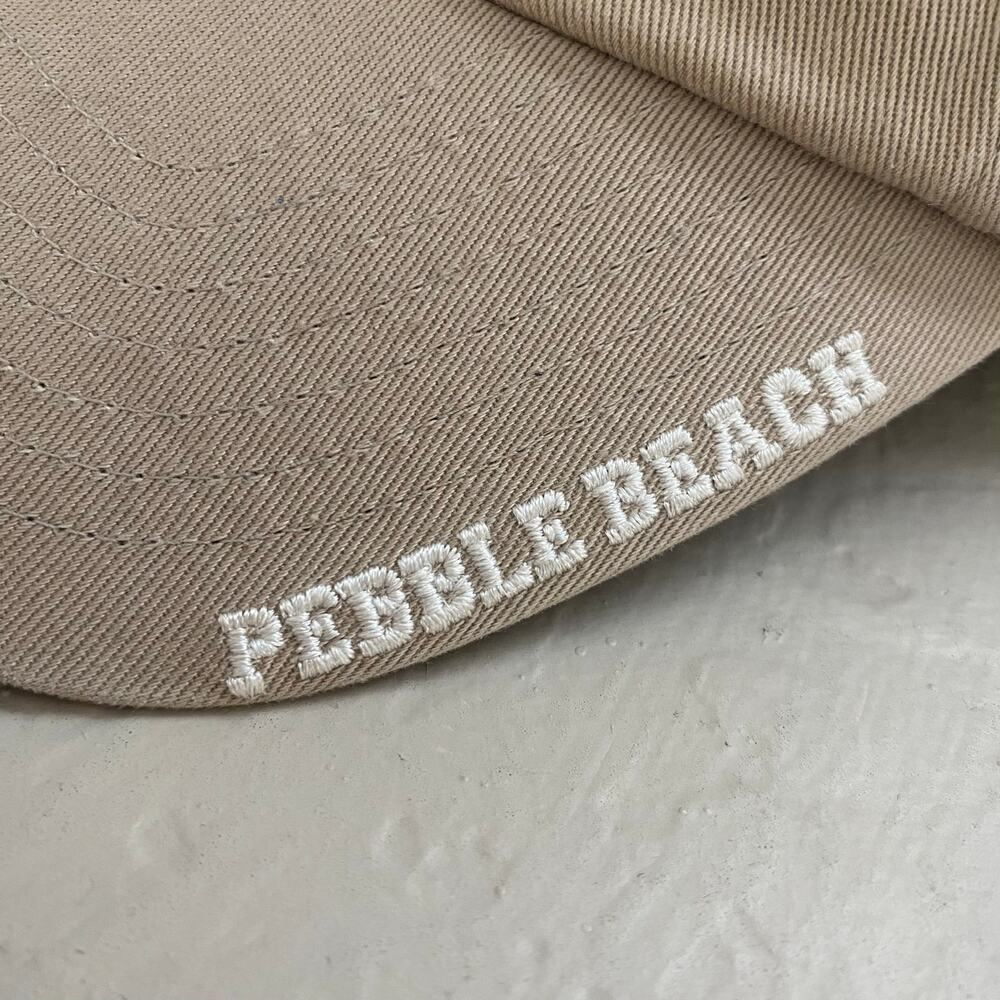 Pebble Beach Classic Collection Baseball Hat Cap Golf Cotton Stone Embroidered - Picture 4 of 5